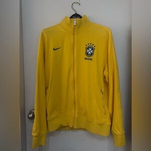 Nike Yellow Track Jacket Brasil